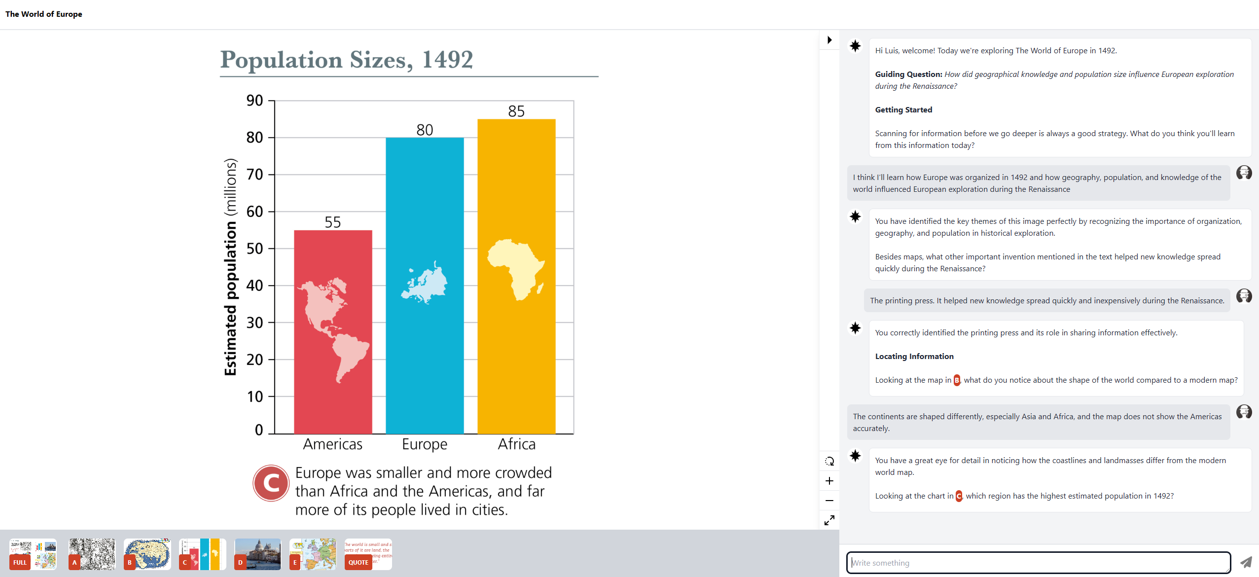 Atlas Explorer: análisis de datos
